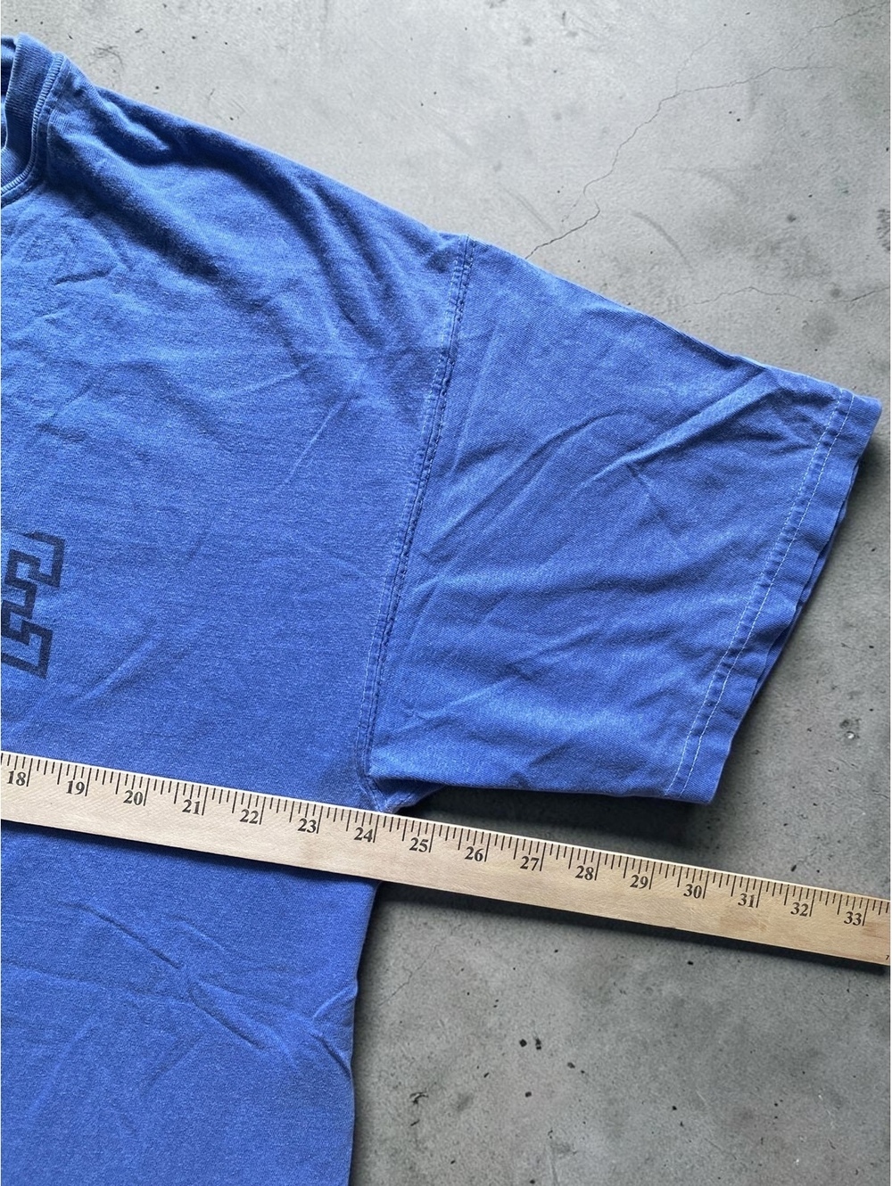Comfort Colors Mens T Shirt XL Regular Blue 100% Cotton Belize Vacation Graphic - Picture 2 of 5